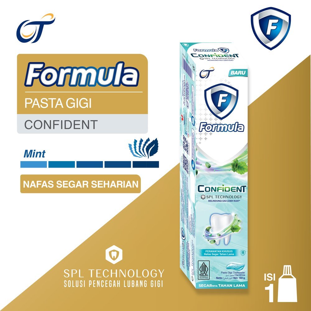 Pasta Gigi Formula Confident 160 gr