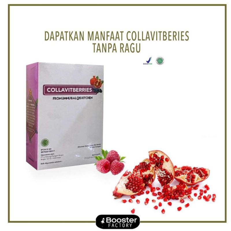 

Colla vit berries Collavitberries Collavit berries Premium Collagen, minuman collagen by Ummu balqis 1 box 5 sachet