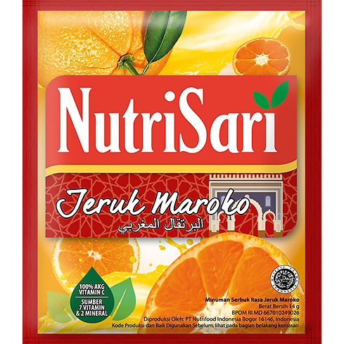 

NutriSari Jeruk Maroko 10 sachet