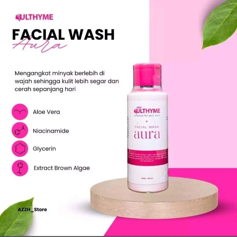 ULTHYME Skincare Facial Wash Aura Luxury
