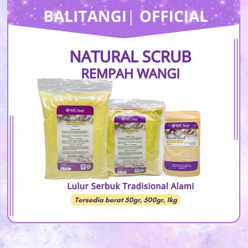LULUR PENGANTIN  / SCRUB REMPAH WANGI BALI TANGI
