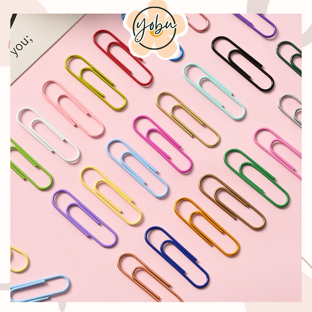 

Paper Clip Metalic Colour Klip Kertas Warna Metalik YB-0274