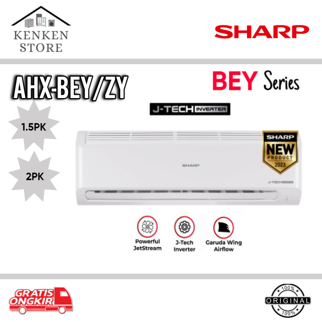 AC SHARP 1.5PK-2PK INVERTER AHX-ZY/BEY