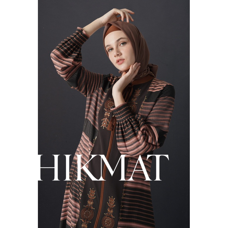 Gamis abaya hikmat terbaru A8966-02
