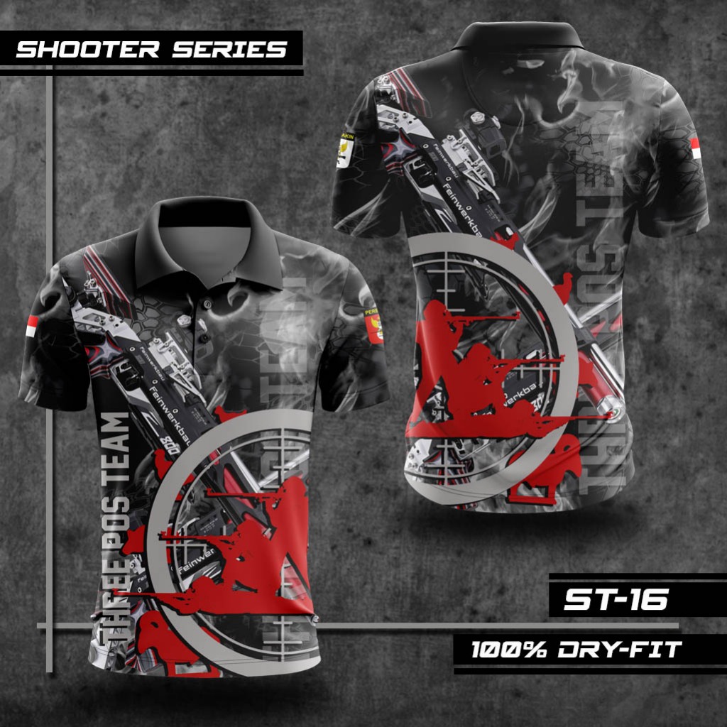Jersey Perbakin Shooter Baju Kompetisi Menembak