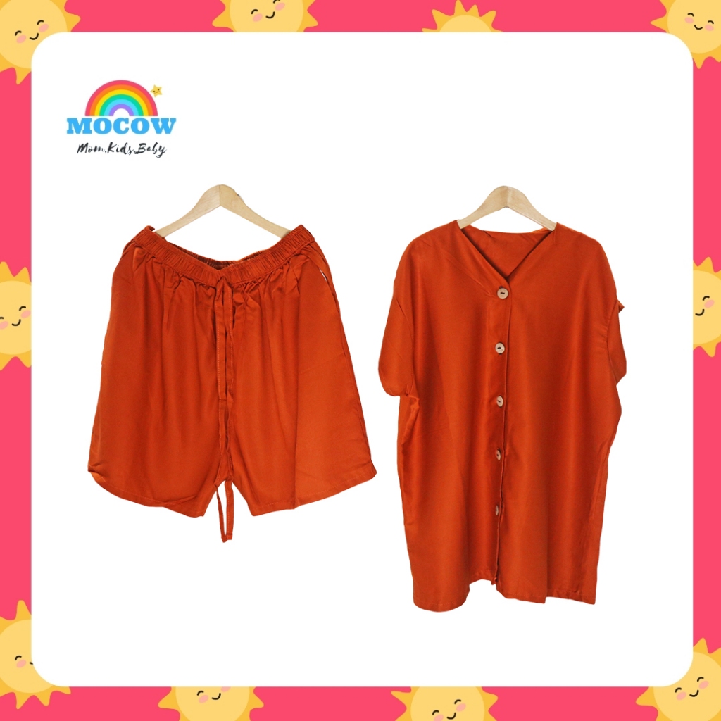 BABY DOLL RAYON PENDEK POLOS DEWASA