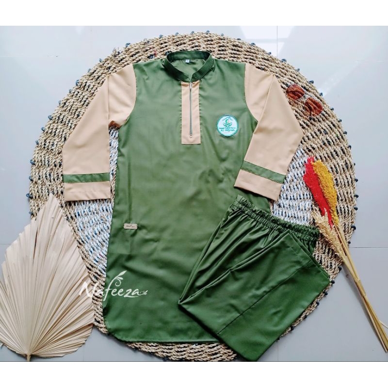 Custom Baju Seragam TPA Anak Modern Unik Jahit Baju Muslim Konveksi Gamis Setelan Tunik  Set Koko Ke