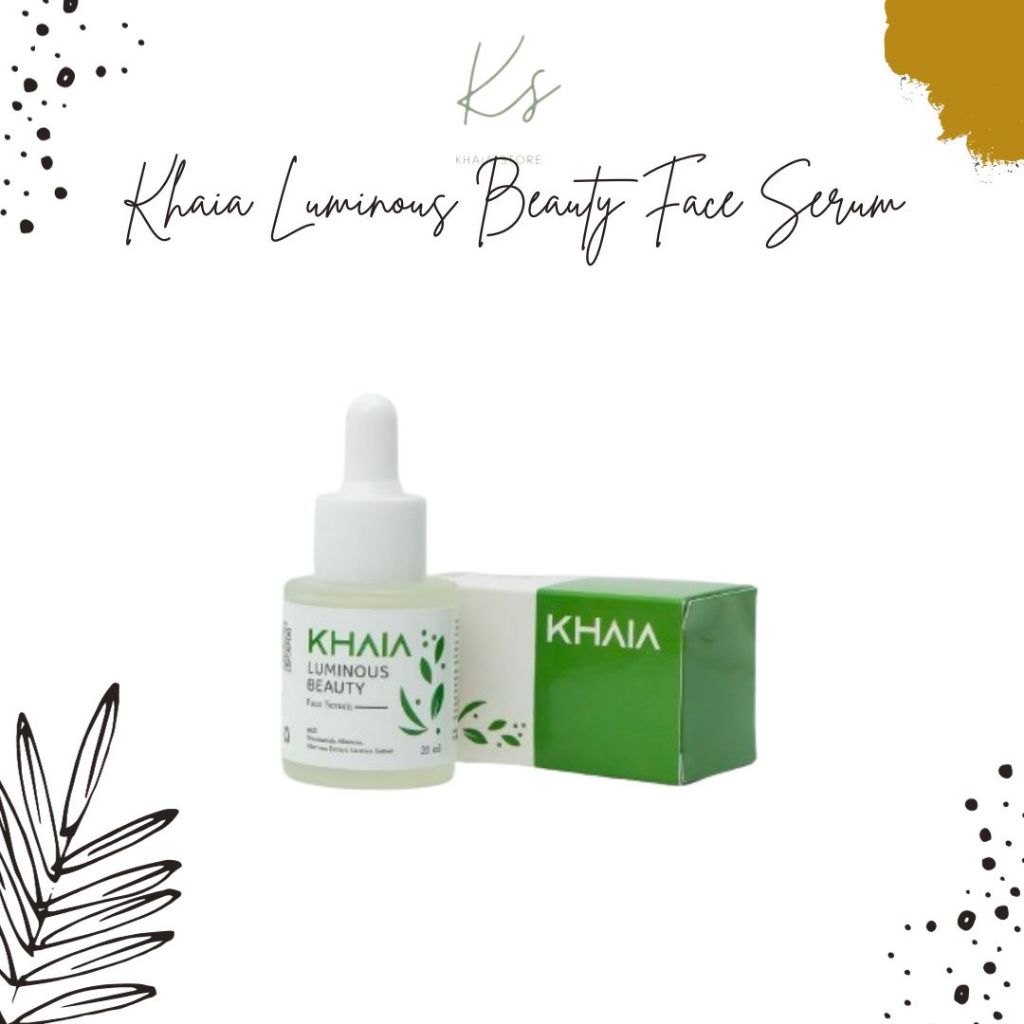 Khaia Skincare Luminous Beauty Face Serum