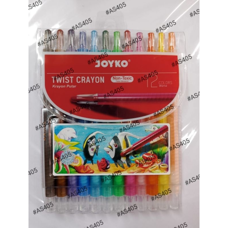 

JOYKO Crayon Putar 12 Colour Panjang
