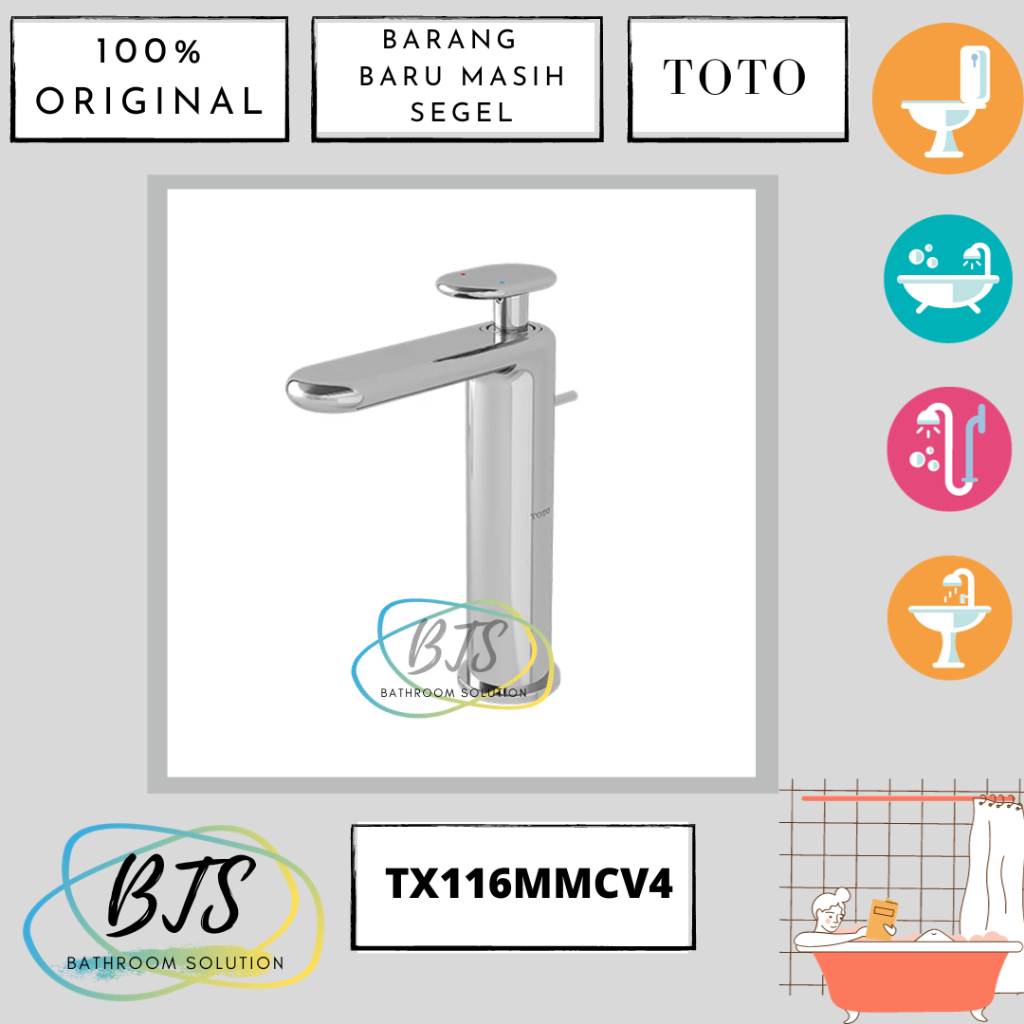 kran/ keran wastafel toto TX116MMCV4 / TX 116 MMCV4 / TX 116MMCV4 / TX116MMCV4