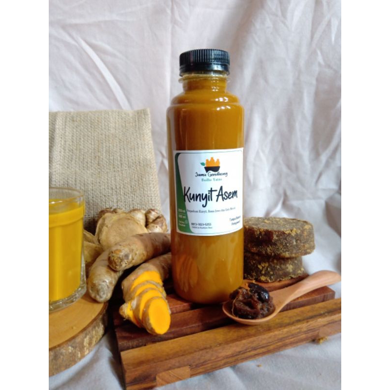 

Jamu Kunyit Asem 250 ml | jamu bude Yatmi Palmerah