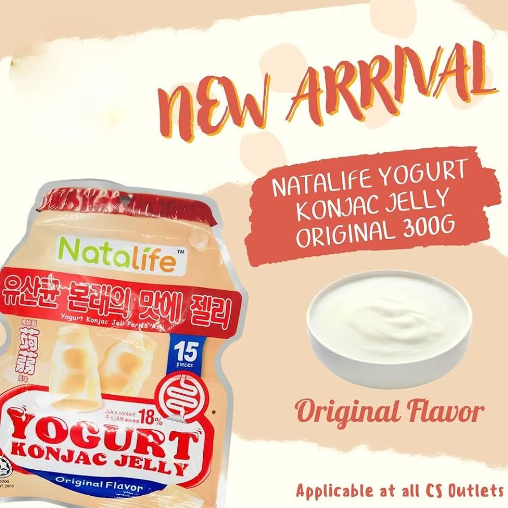 

Natalife Yogurt Konjac Jelly Original Apple