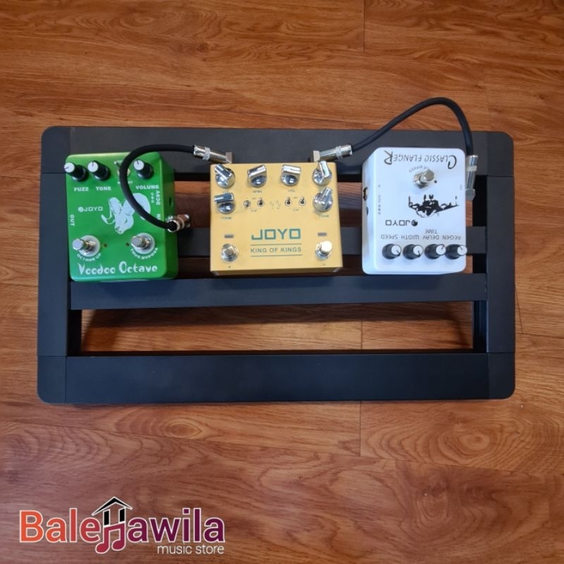 3.0 - 3.5 Pedal board pedalboard effect pedal train Murah free gigbag velcro dll