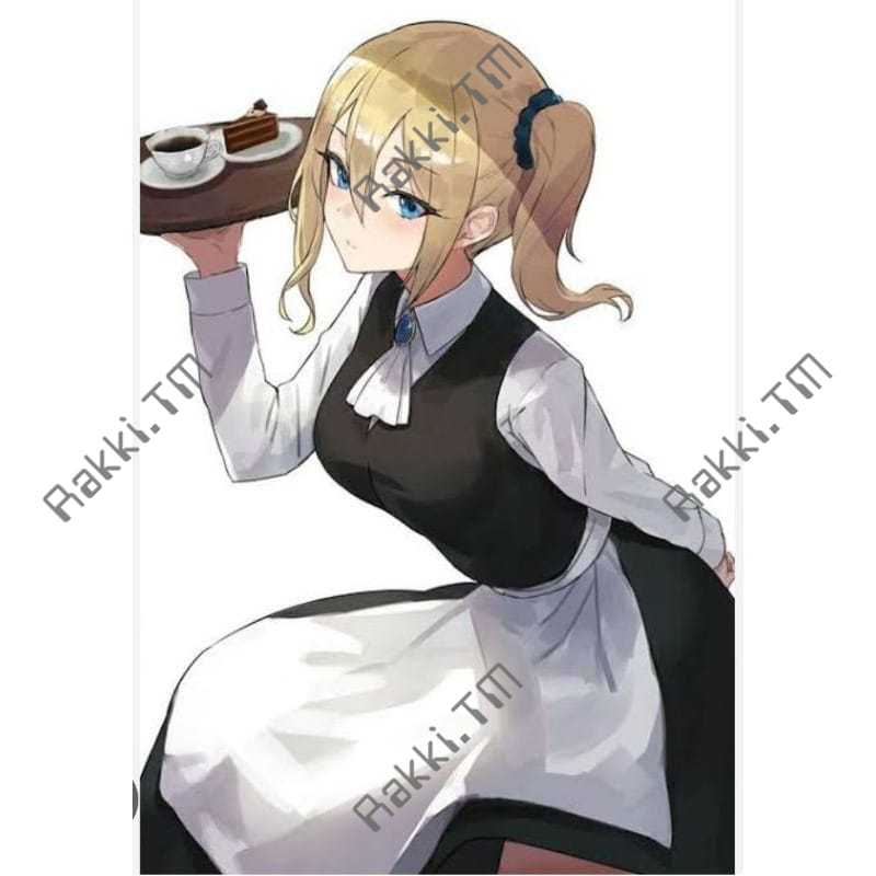 Ai Hayasaka Cosplay Clothing Maid Outfit Gaun Pelayan Wanita Anime Costume Jepang