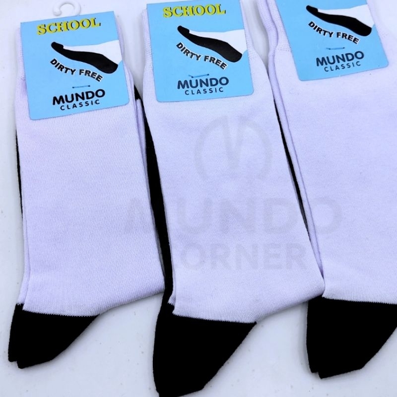 Kaos Kaki Sekolah Mundo Anti Bacteria kaos kaki sekolah MUNDO, kaos kaki MUNDO school