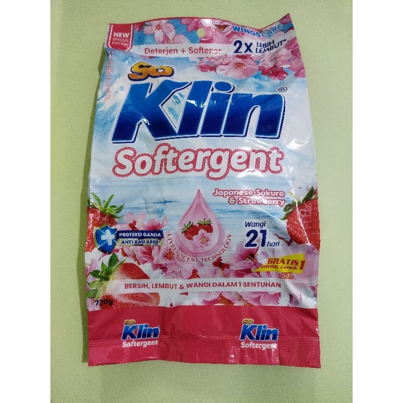 SOKLIN DETERJEN 770g ALL VARIAN | SOKLIN SOFTERGENT 770g | SOKLIN DETERJEN MURAH
