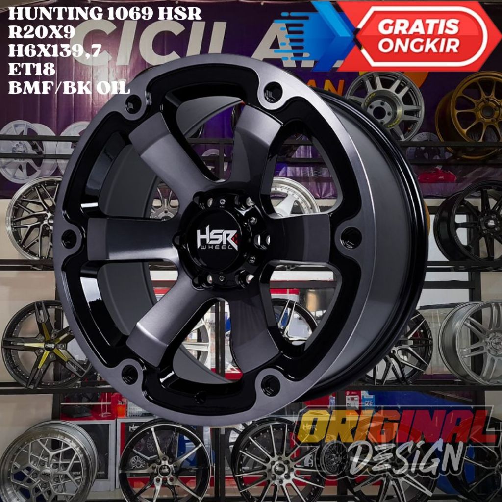 Velg Mobil Ring 20 HSR HUNTING R20 UNTUK PAJERO EVEREST FORTUNER DMUX