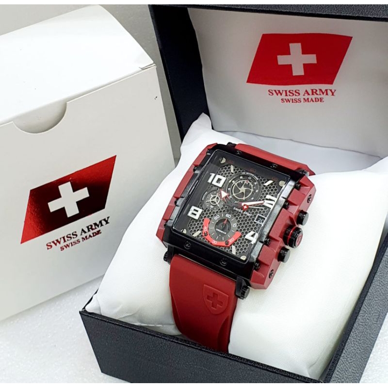 Jam tangan pria analog 9146 / WR10 BAR / Rubber