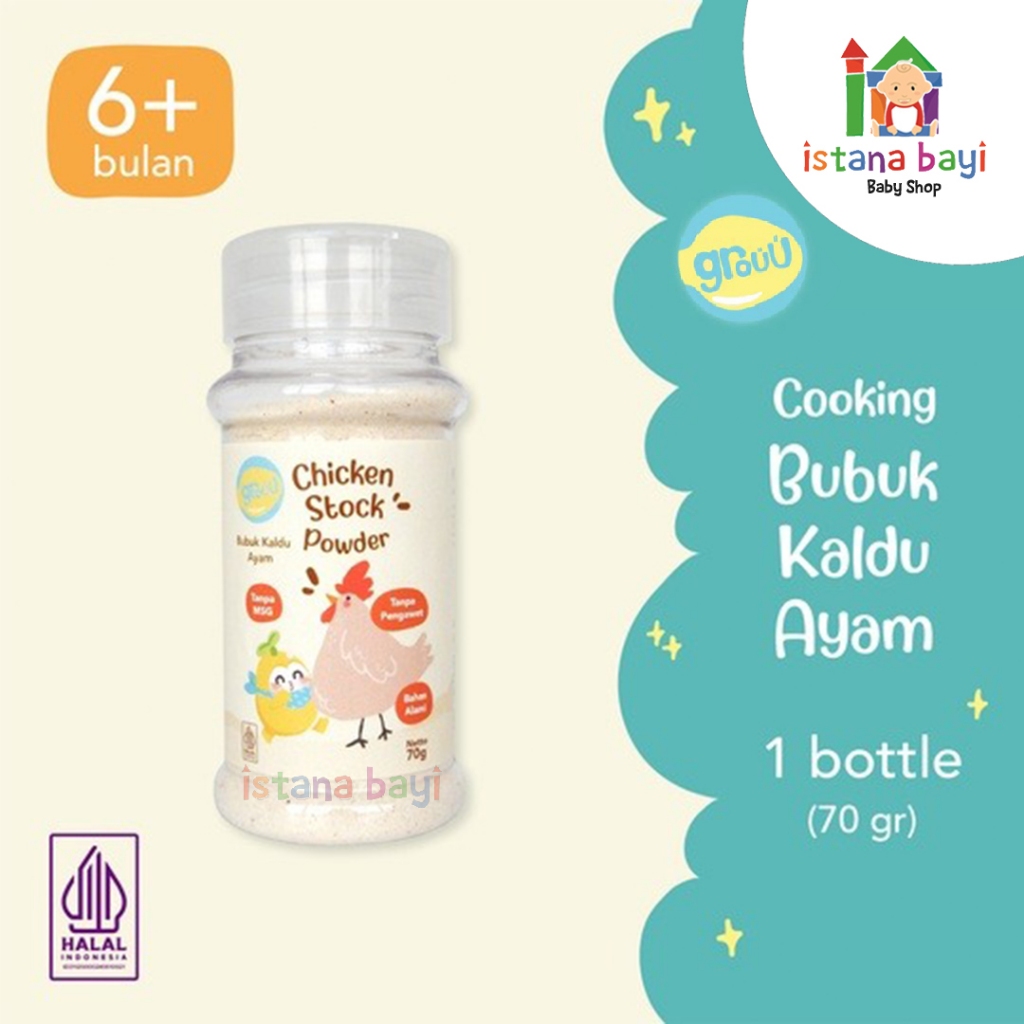 

Grouu Cooking Powder / Bubuk Masak MPASI ( Keju, Bawang Putih, Lada Putih, Kaldu Ayam, Garam Himalaya ) - kaldu Makanan Mpasi bayi/Kaldu anak non MSG