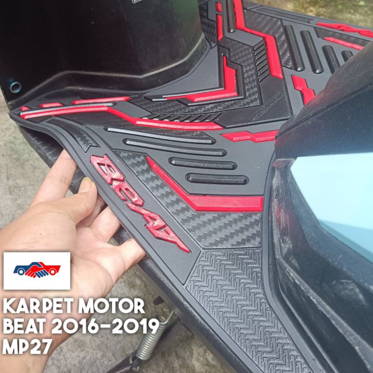 Murah karpet motor BEAT fi BEAT STREET 216219 MOTOPAD27 r Murah