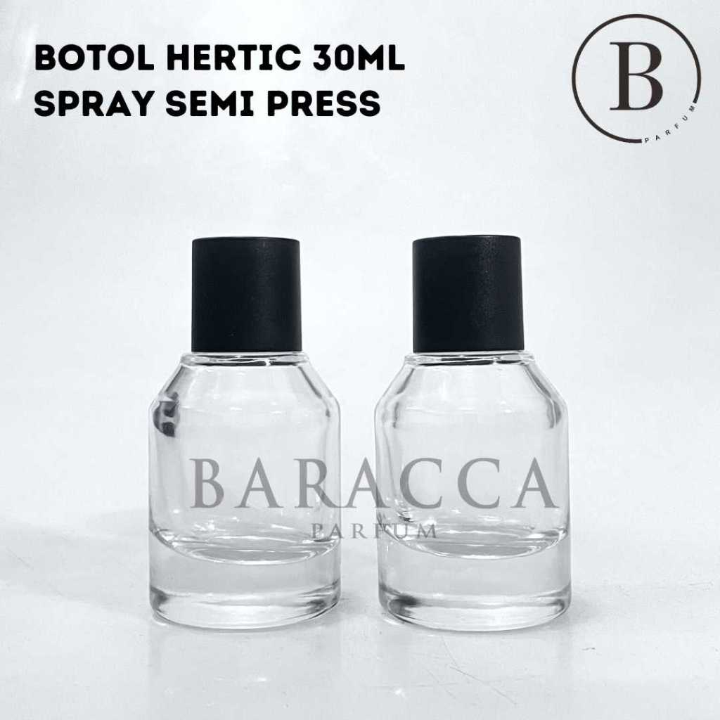 Botol Parfum Hertic 30ML Semi Press - Botol Parfum Kosong Hertic Semi Press 30ML - Botol Hertic 30ML