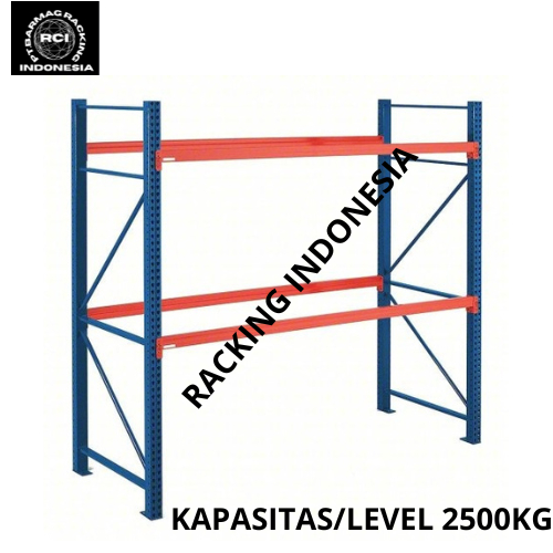 Rak Gudang Heavy Duty 2 Level Beam
