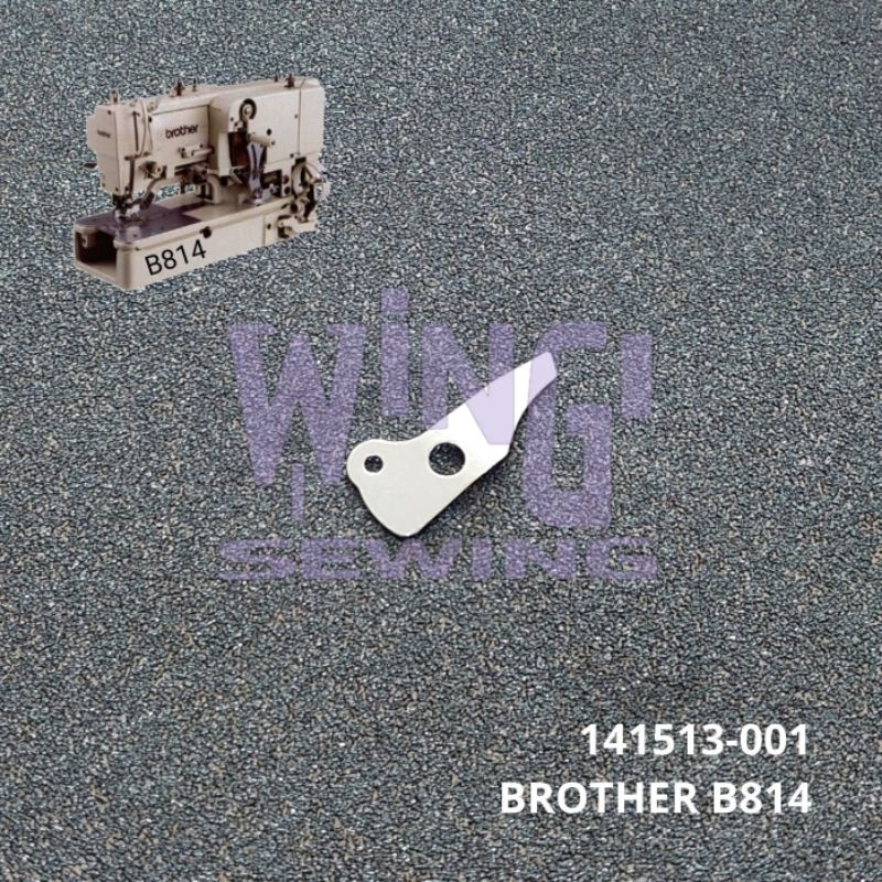 141513001 BROTHER 814 818 PLAT GUNTING ATAS Mesin Jahit Lubang Kancing LH4-B814 MH-818A B818 141513-
