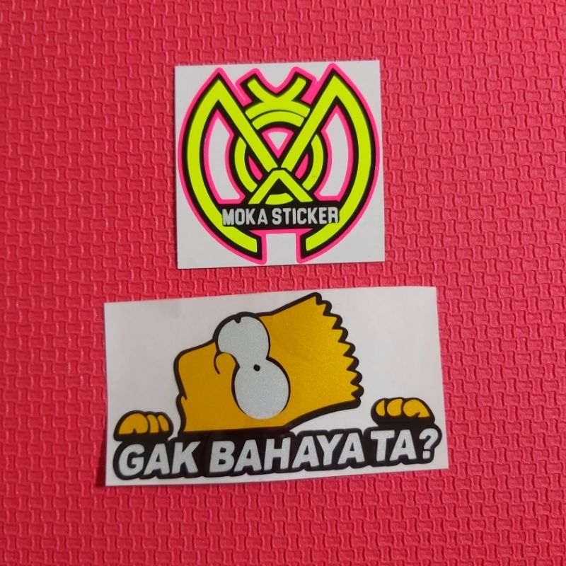 

Sticker Gak Bahaya Ta Cutting