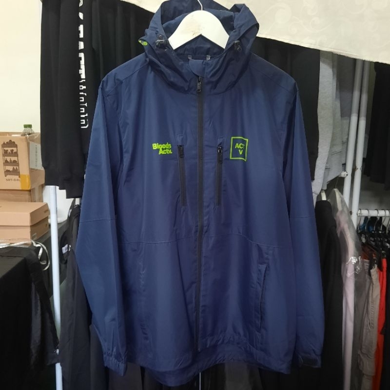 Bloods Actv Jacket Biru Navy