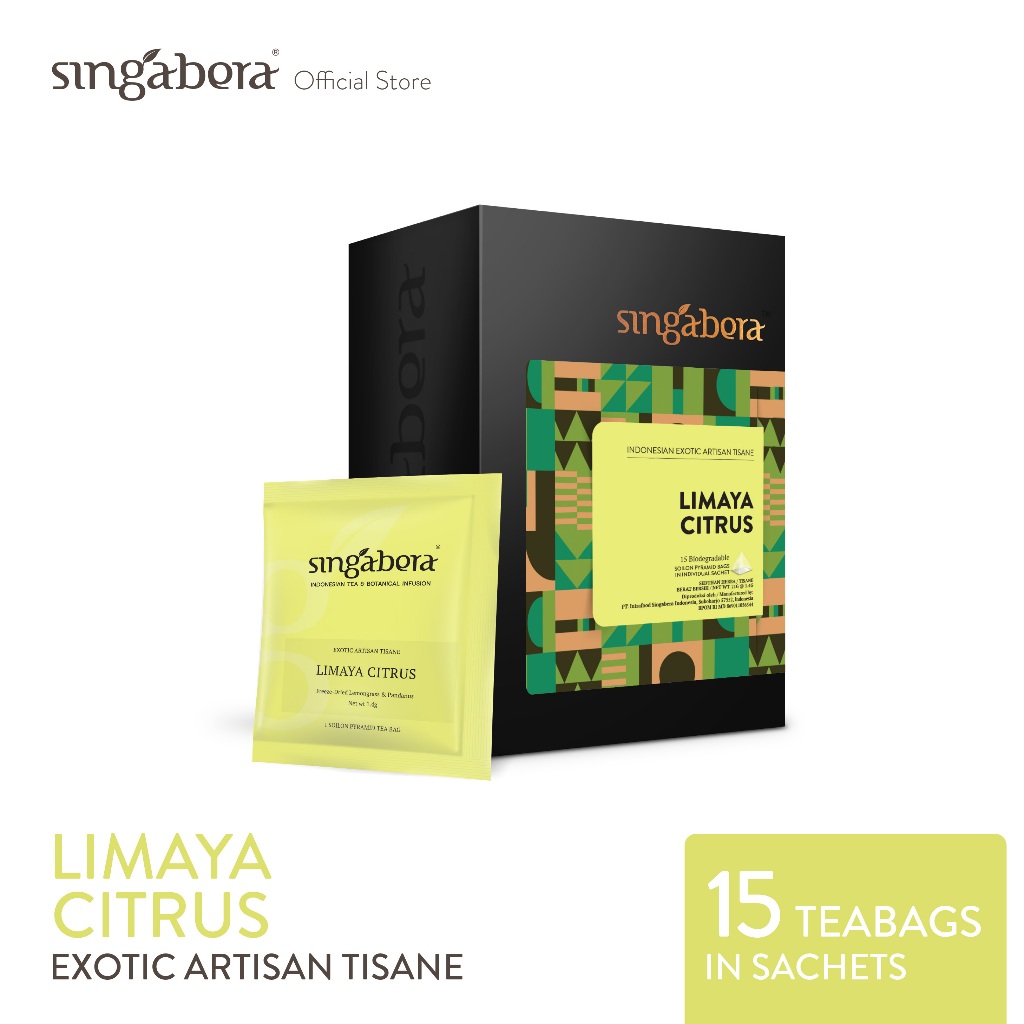 

Singabera Limaya Citrus - Herbal / Seduhan Herba - 1 box - 15 Sachet