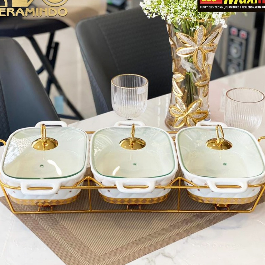 Borkam keramik set 3 DIAMOND - Maxistore