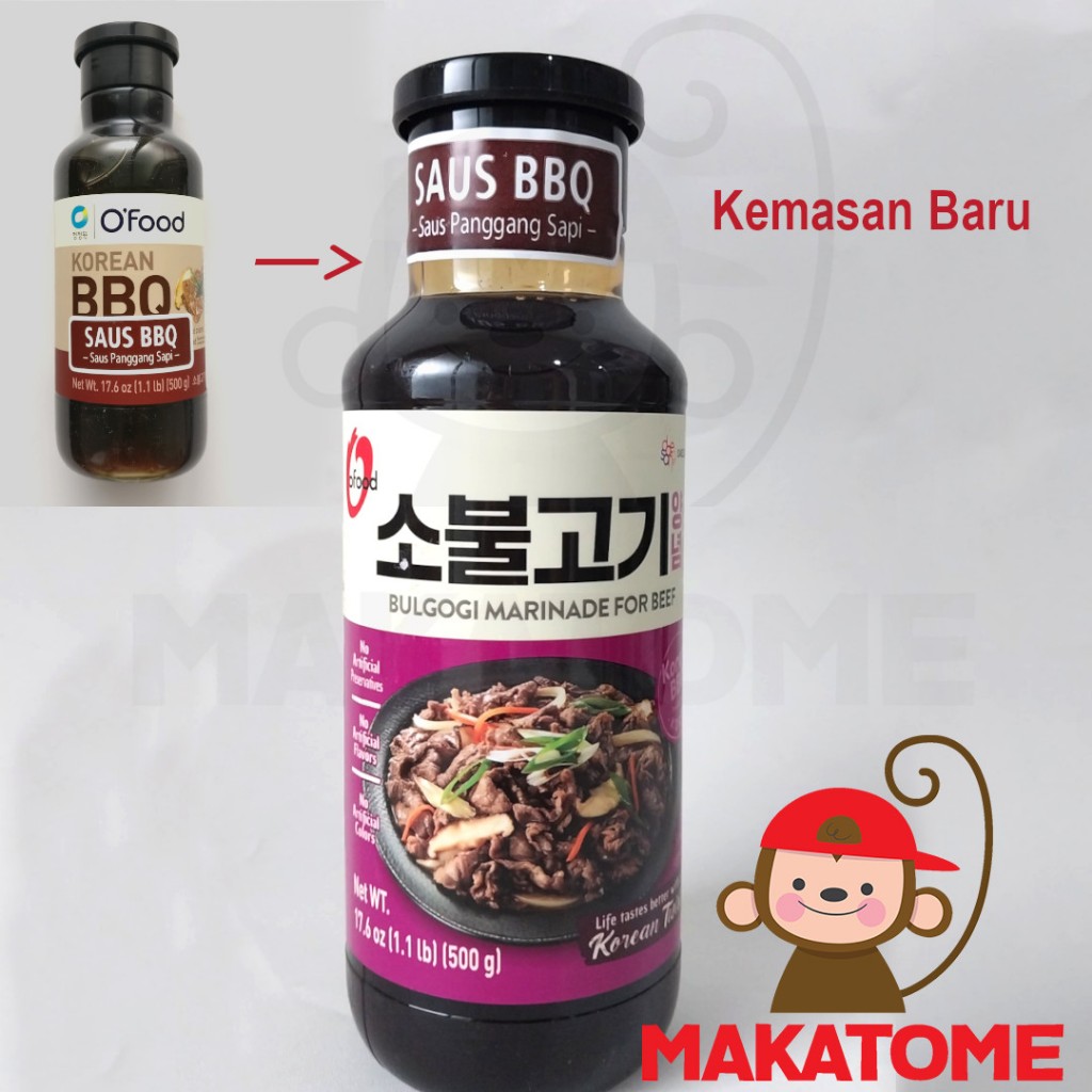 

Daesang beef Bulgogi Korean BBQ sauce saus 500 gr 407ml chung jung one 500g g O'food Ofood korea O food