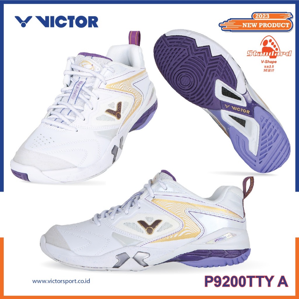Sepatu Badminton Victor P 9200 TTY-Tai Tzu Ying BIG SALE FREE Kaos Kaki Victor Original & Cover Sepa