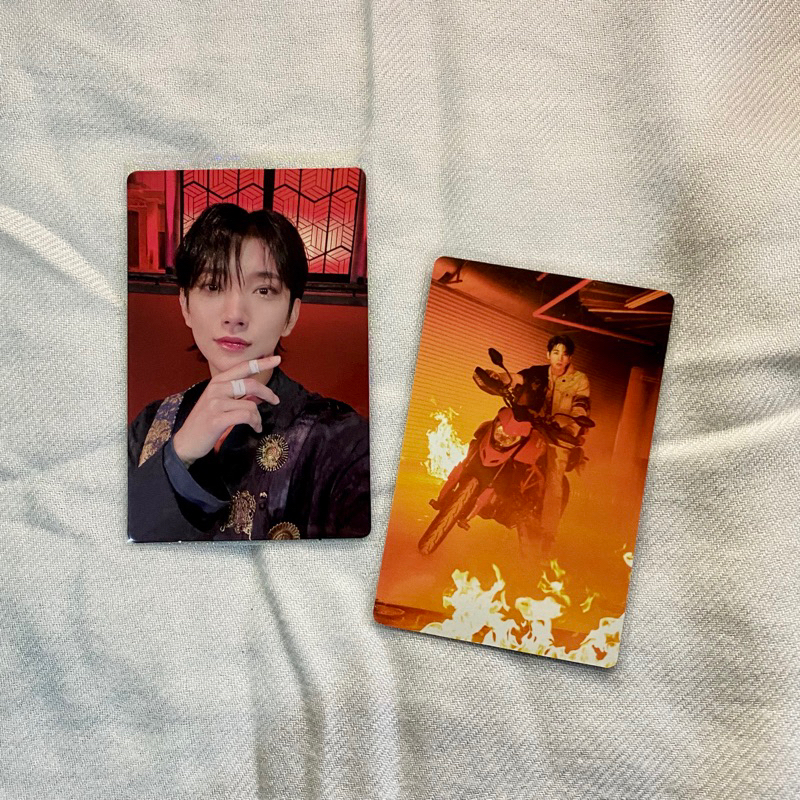 [Pair] Wonwoo Motor Booklet Attaca TC + Jeonghan FML Deluxe Version Official Seventeen Photocard