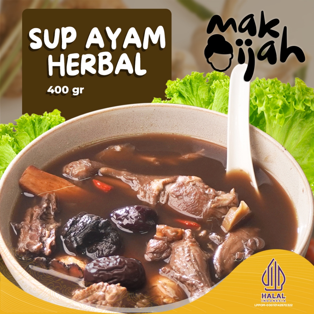 

Sup Ayam Herbal Hitam Siap Makan Tim Ayam Obat Healthy Herbal Chicken Soup Ciak Po