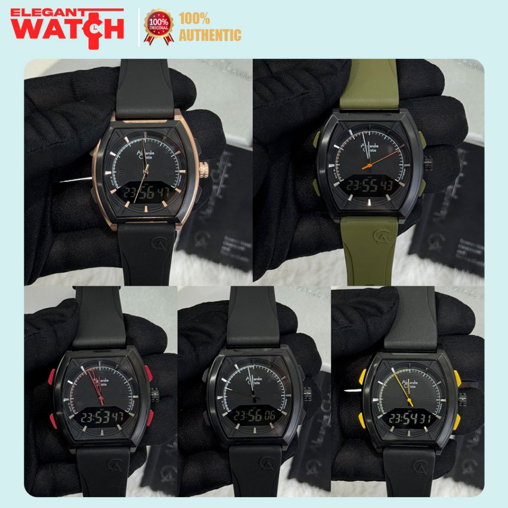 Jam Tangan Pria Alexandre Christie AC 9390 AC9390 AC 6656 AC6656 AC 9391 AC9391 Original Garansi Res