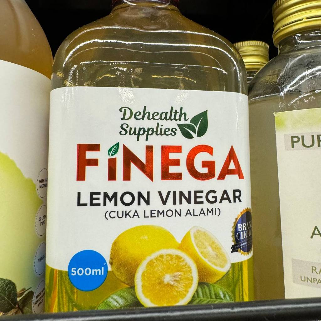 

Dehealth Supplies Finega Lemon / Apple / Pineapple Cider Vinegar Cuka Lemon / Apel / Nanas Alami