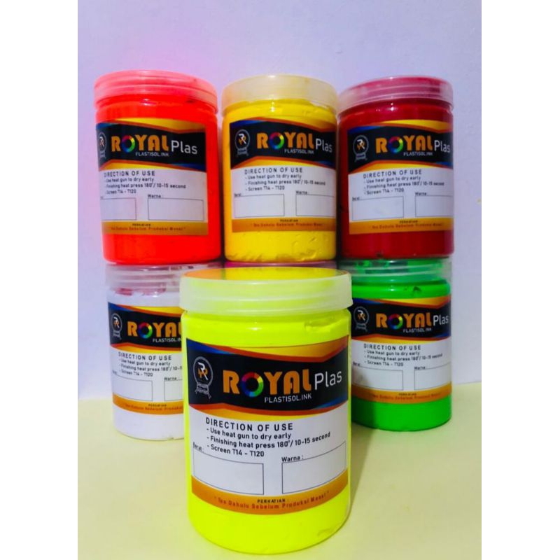 

Plastisol FL/Flourescent Yellow Royalplas @1kg