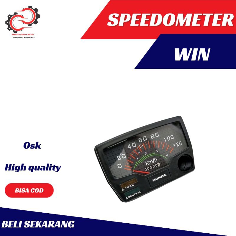 SPEEDOMETER KILOMETER ODOMETER ASSY WIN