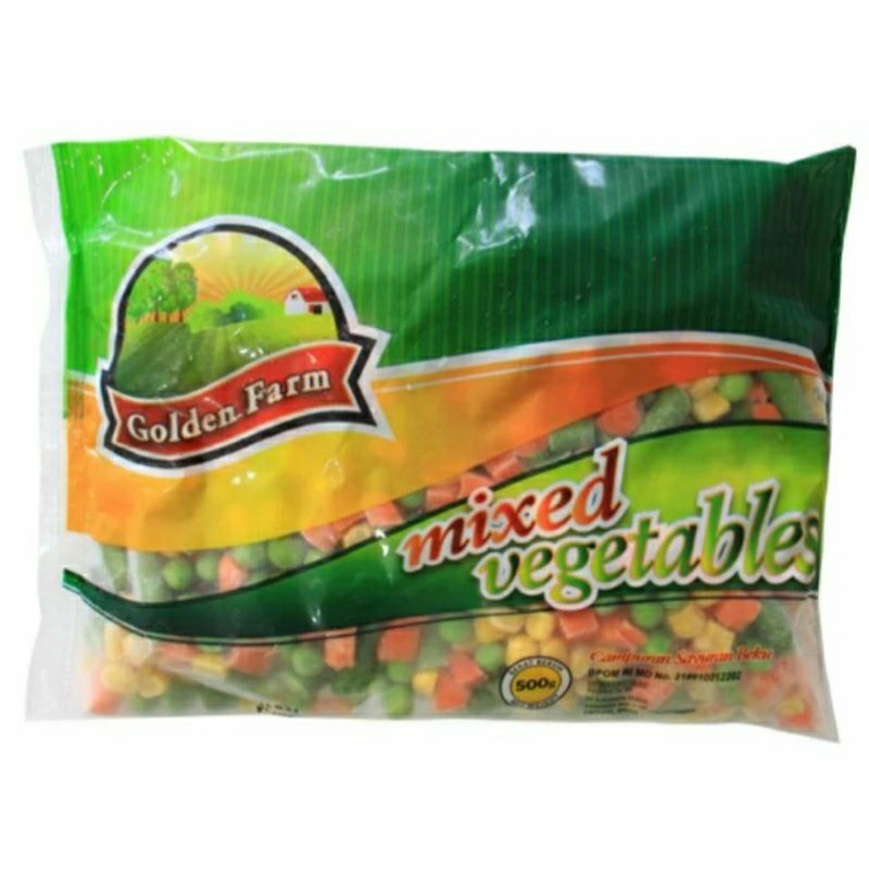 

golden farm mixed vegetables 500gr
