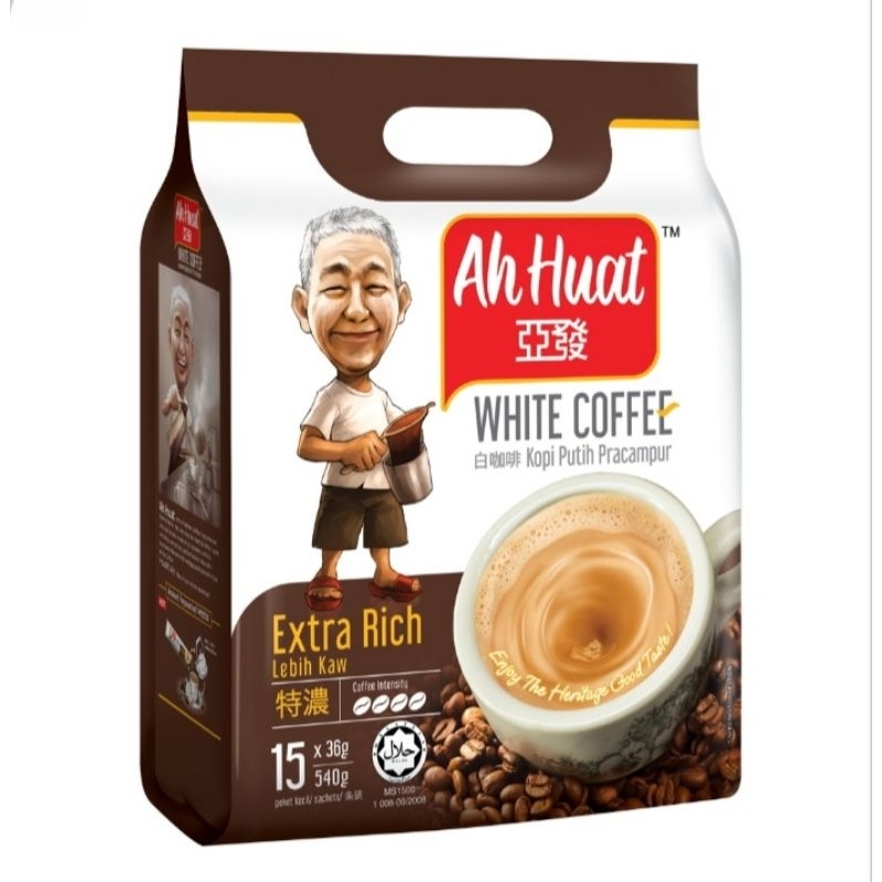 

AH HUAT White Coffee Extra Rich - 1 Sachet (36 gr)