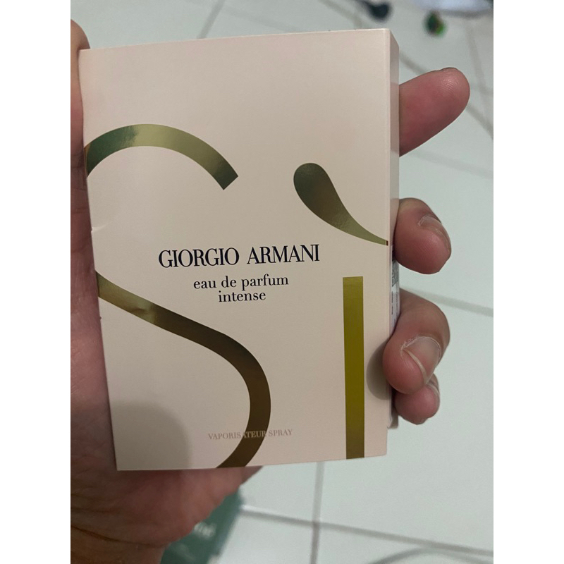 vial giorgio armani SI