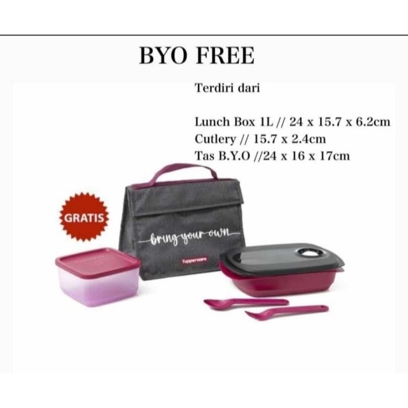 Byo lunch set / B.Y.O tupperware