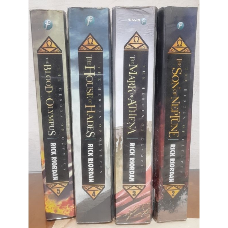 [Preloved Book] The Heroes of Olympus Series by Rick Riordan