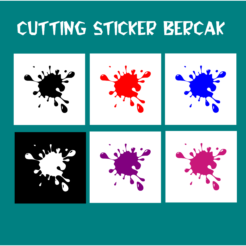 

Stiker bercak cutting sticker cipratan