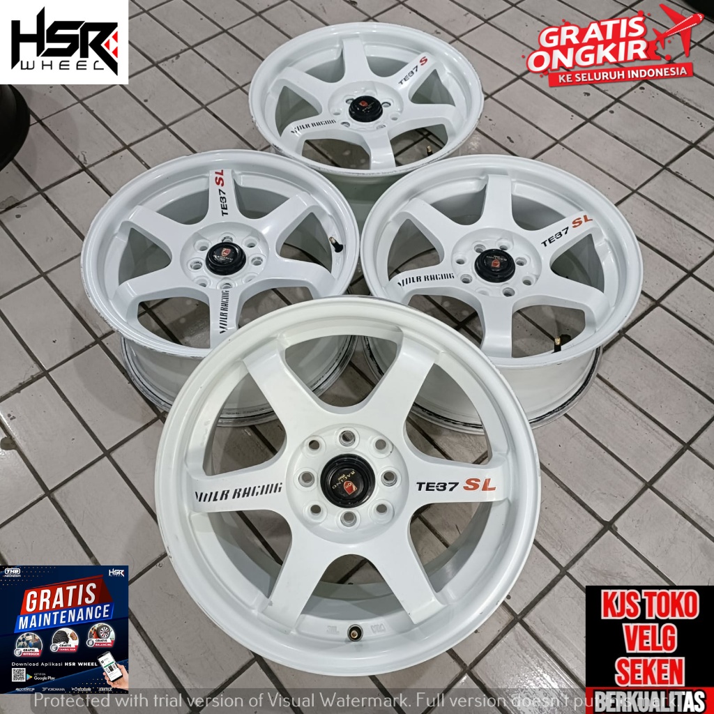 MENJUAL VELG RACING SECOND TERMURAH BERKUALITAS BUAT MOBIL YARIS JAZZ FREED MOBILIO SIRION SWFIT VIO