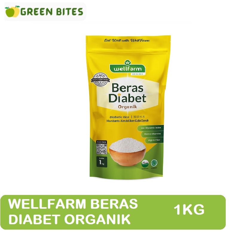 

COD TERMURAH Wellfarm Beras Diabetes I Diabet Organik 1 kg