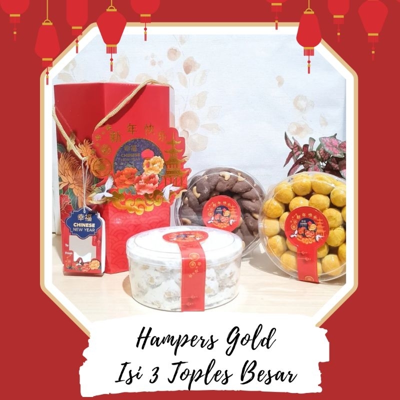 

Hampers Imlek Gold Isi 3 Toples Besar