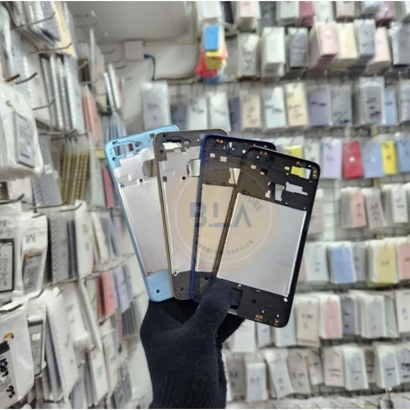 BEZEL TUTUP MESIN MEDDLE FREME RANGKA CASING REALME 2 PRO