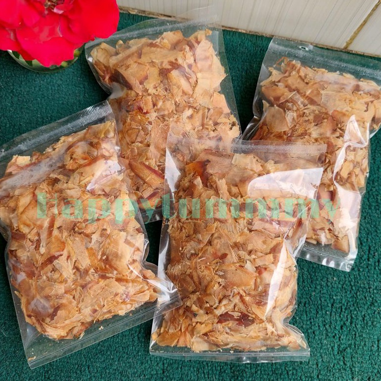 

DISKON KATSUOBUSHI HALAL Shaved Bonito FlakesKatsuo Bushi Serutan Ikan Cakalang Asap Serut Takoyaki